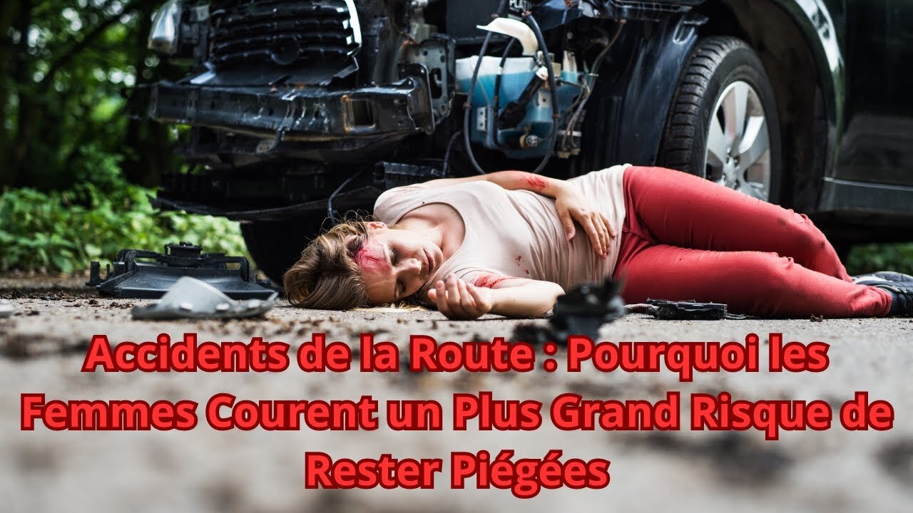 Accidents de la route: Pourquoi les femmes sont-elles plus à risque de rester piégées 🚗🚕🚨🚑