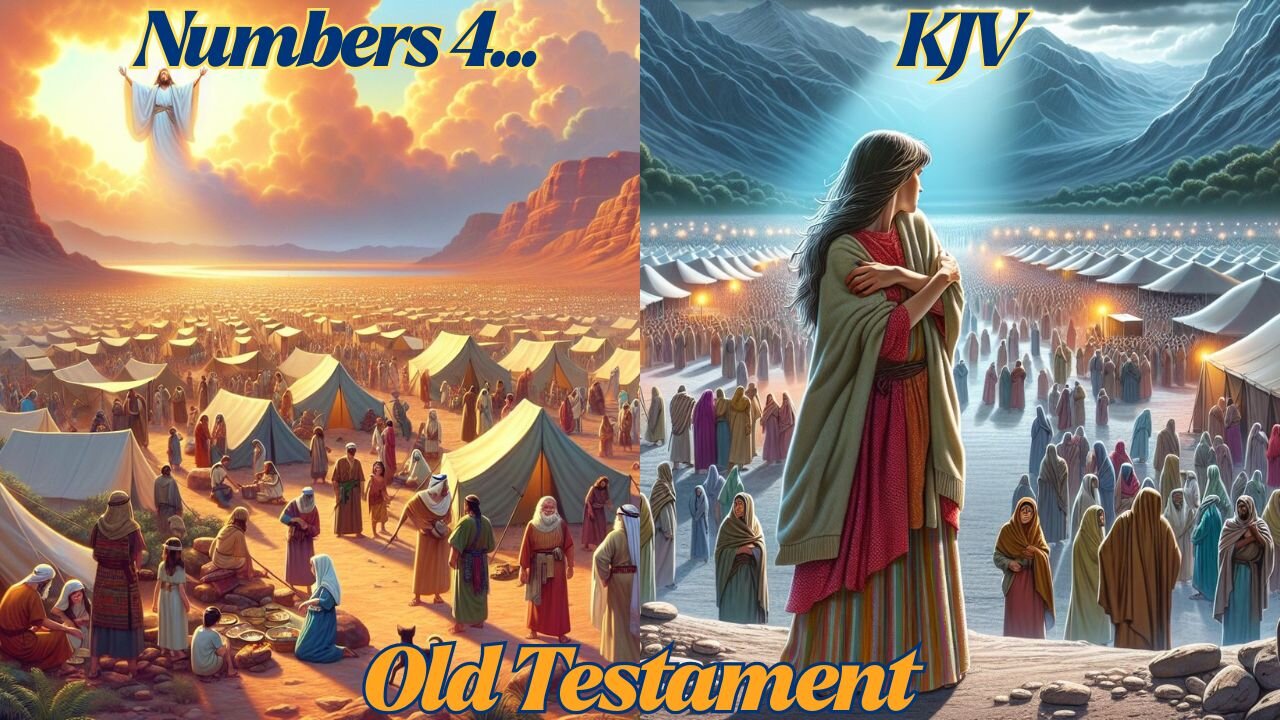 Audio Bible, Alexander Scourby Narrates! Numbers 4... Onwards. KJV.