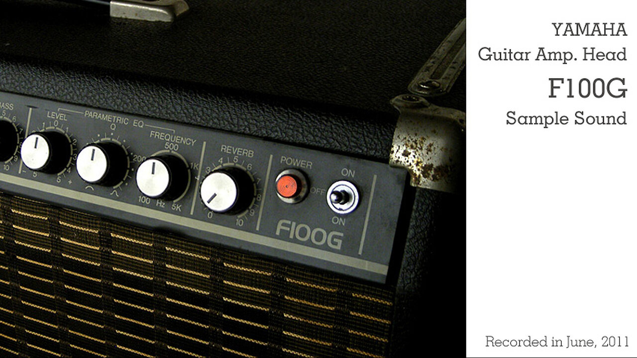 Guitar Amp. Head, YAMAHA F100G Sample Sound