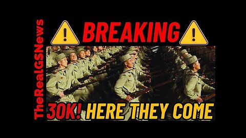 BREAKING ‼️ HERE THEY COME ‼️ 30K SOLDIERS ON THE MOVE - SOMETHING BIG IS COMING