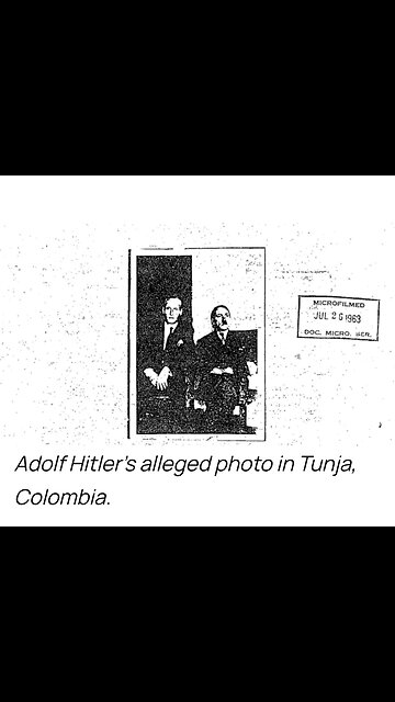 Hitler did Escape to Colombia