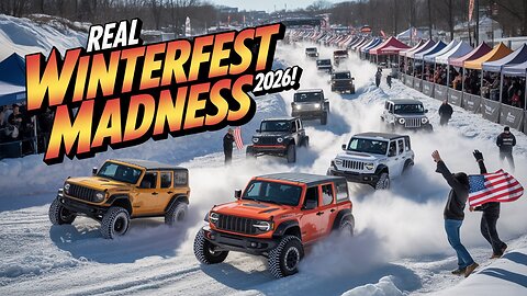 Detroit WinterFest 2026 – Real Snow Wheeling Madness at Holly Oaks! ❄️🚙 Jeep Talk Show Live