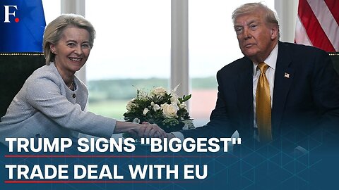 US President Trump Strikes Trade Deal With EU, Announces 15% Tariffs | N18G