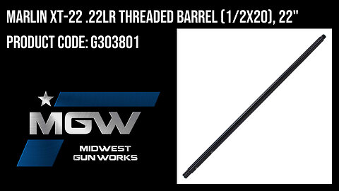 Marlin XT-22 .22LR Threaded Barrel (1/2x20), 22" - G303801