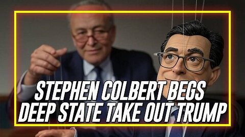 Breaking Video: Watch Stephen Colbert Beg The Deep State To Take Out President