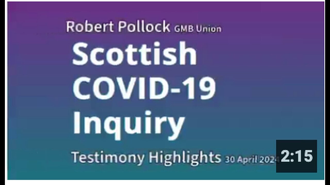 "Startling Reveal in Scottish Covid Inquiry"