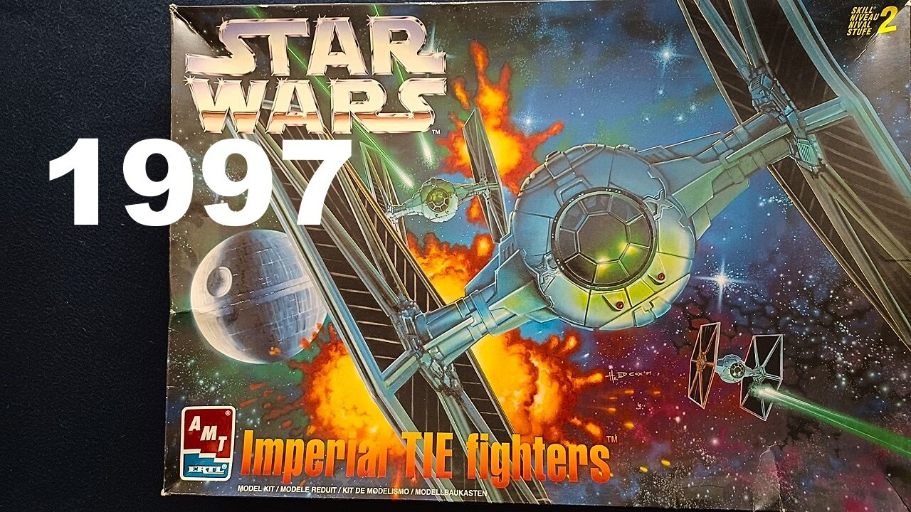 RE-UNBOXING: AMT/ERTL, STAR WARS IMPERIAL TIE FIGHTERS, 8438, 1997