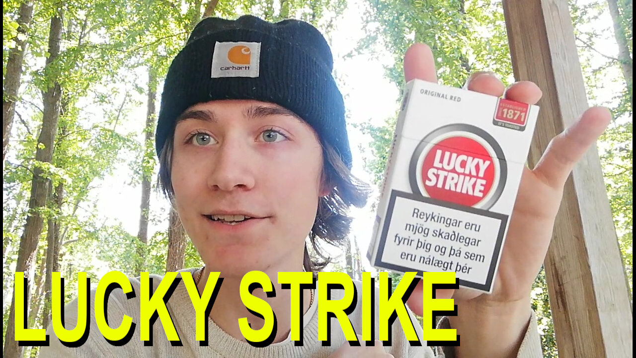 Smoking a Lucky Strike Cigarette and Reviewing 'Outer Banks'