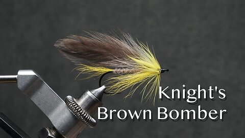 Knight’s Brown Bomber: bass streamer fly pattern