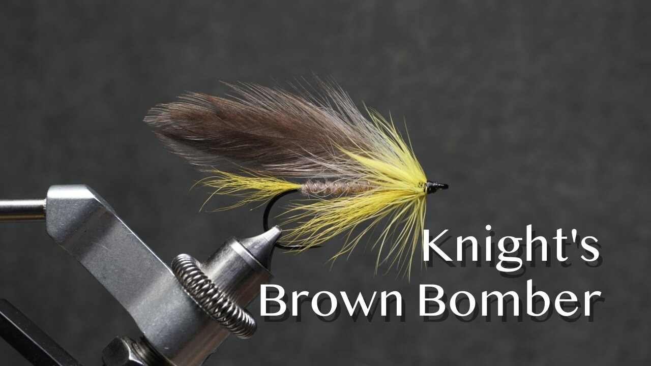 Knight’s Brown Bomber: bass streamer fly pattern