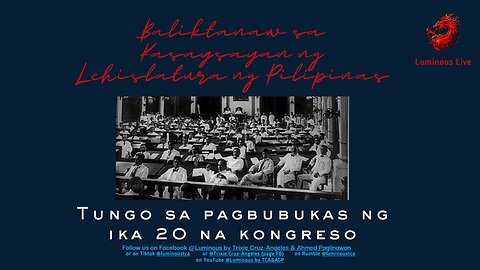 Kasaysaysayan ng Lehislatura ng Pilipinas