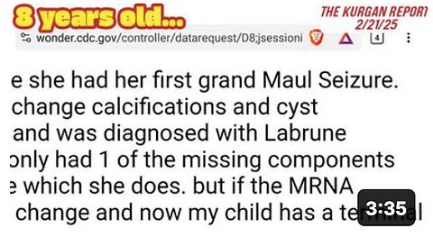 "Parents Vaccinate Their 8-Year-Old Child: A VAERS Report"