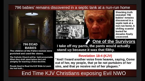 796 babies' remains discovered in a septic tank at a nun-run home