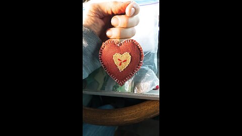 Some hearts look patched up.