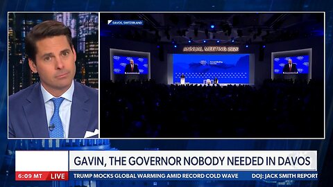 📌 Rob Finnerty slammed Gavin Newsom's stint at WEF, Davos