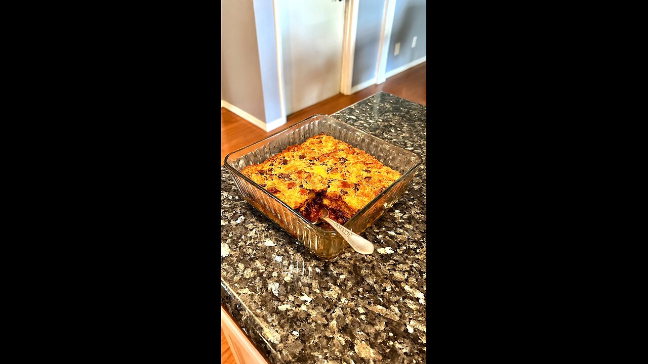 Coconut Chocolate Chip Bread Pudding