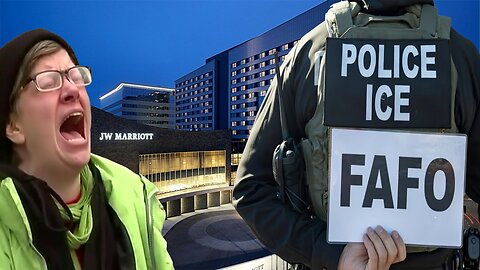 Marriott worker FINDS OUT after DOXXING ICE Agents in hotel! FAFO!