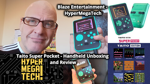 HyperMegaTech Taito Super Pocket Evercade | Unboxing and Review