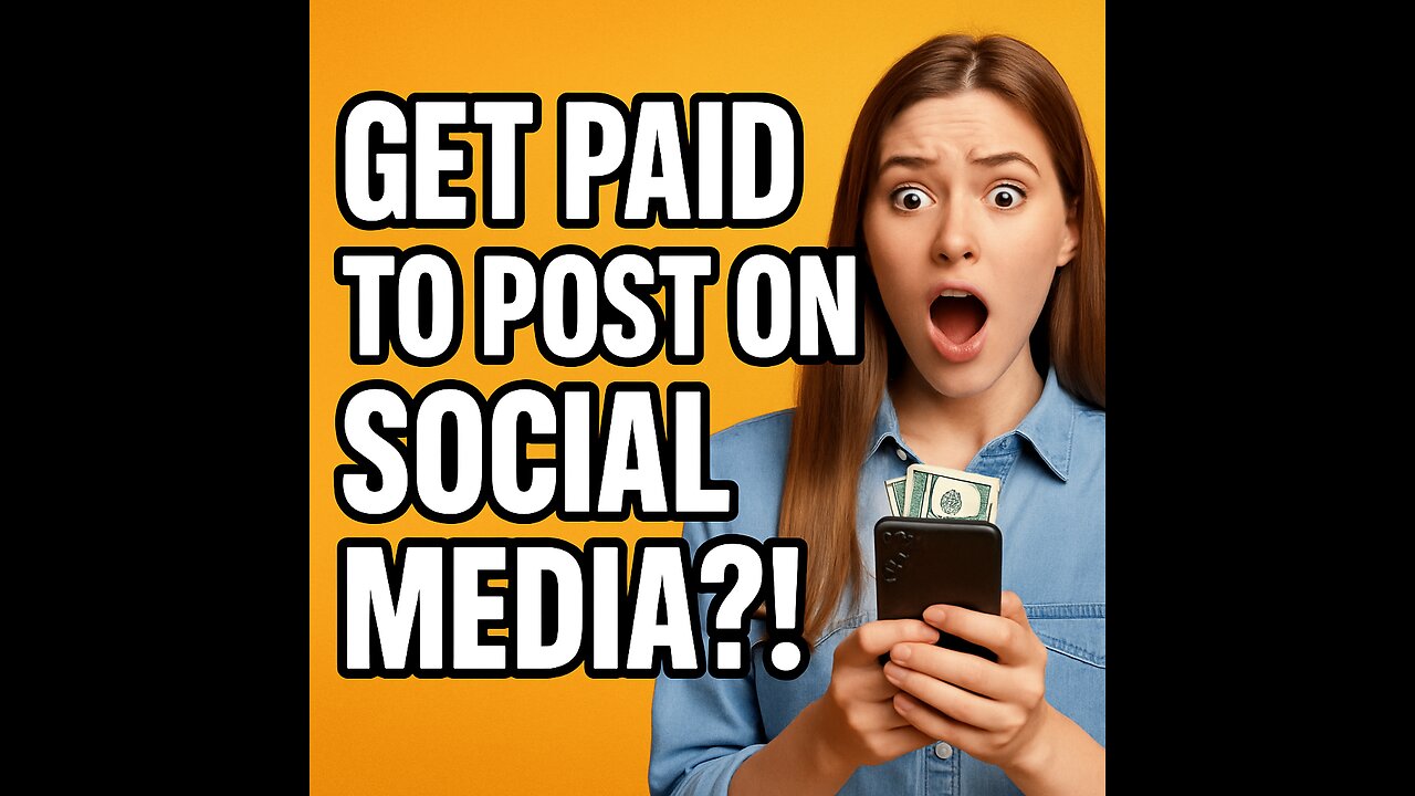 Get Paid to Post on Social Media?! $280/Day Online Job