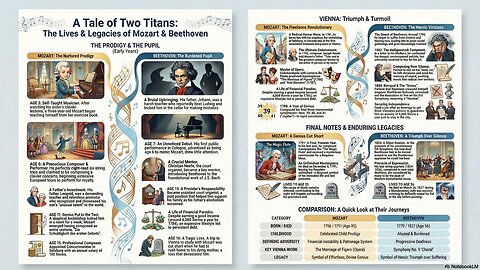 Mozart's And Beethoven's Genius And Adversity Lives