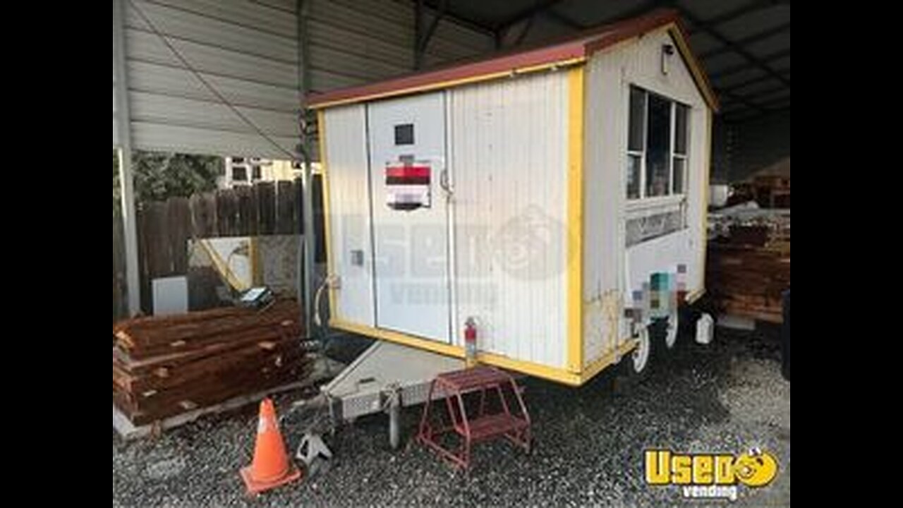 Custom Built- Shaved Ice Trailer | Snowball Concession Trailer for Sale in California!