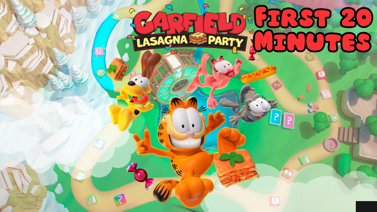 Garfield Lasagna Party - First 20 Minutes (No Commentary Gameplay)