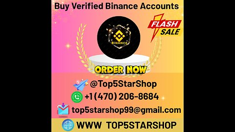 How To Buy, Verified Binance Accounts In 2025 /26