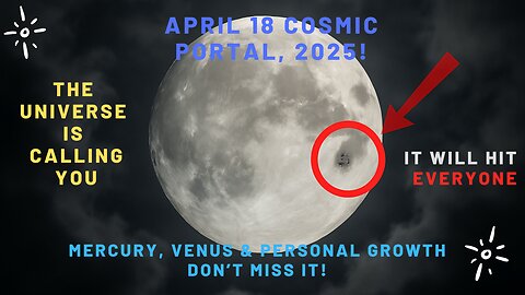 April 18, 2025 Cosmic Portal Energy Shift | Mercury in Aries & Venus in Pisces Explained