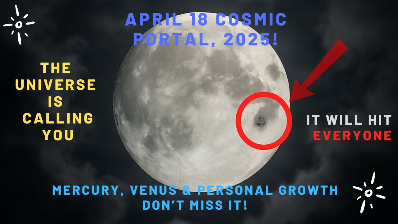 April 18, 2025 Cosmic Portal Energy Shift | Mercury in Aries & Venus in Pisces Explained