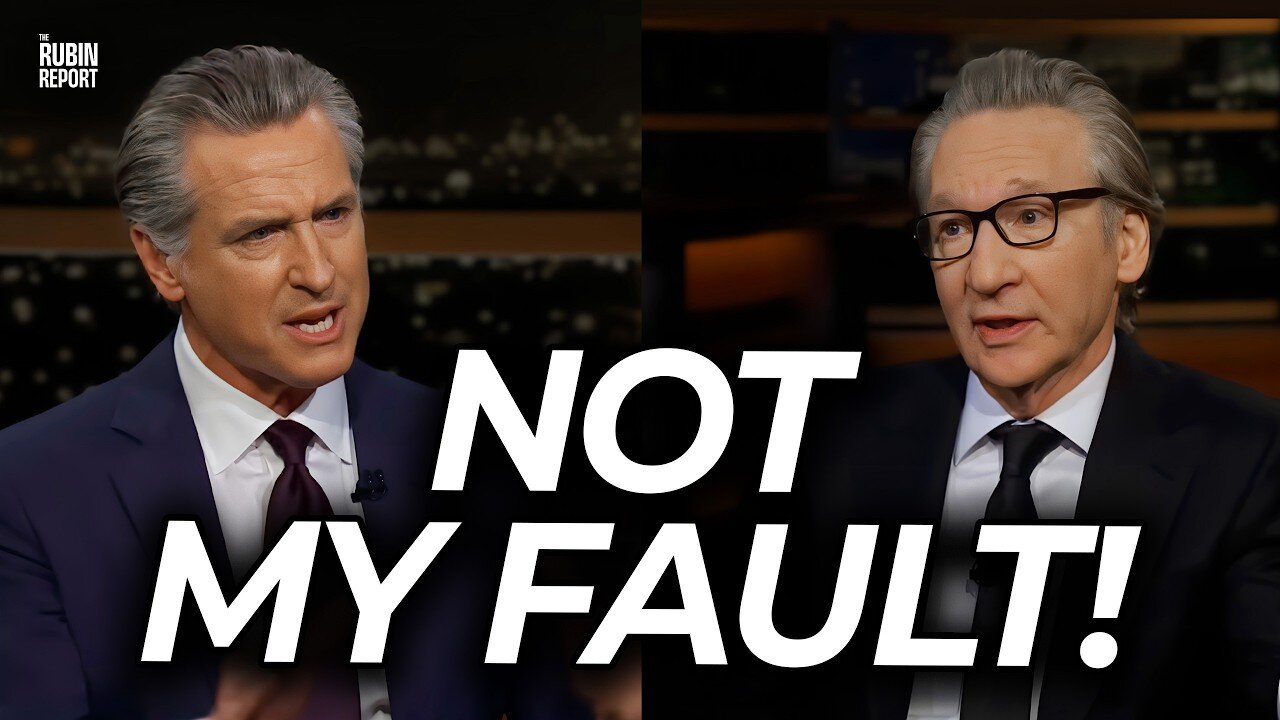 Bill Maher Stunned by Gavin Newsom Blaming Everyone but Himself For Cali’s Problems