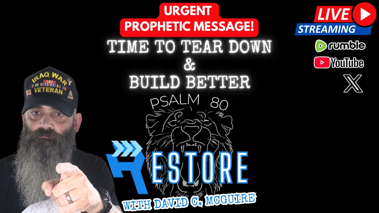 URGENT PROPHETIC MESSAGE! | Time To Tear Down and Build Better | Ep 65