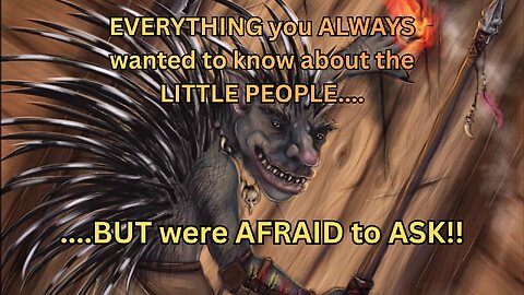 EVERYTHING you ALWAYS wanted to know about the LITTLE PEOPLE / Robyn Moonshadow