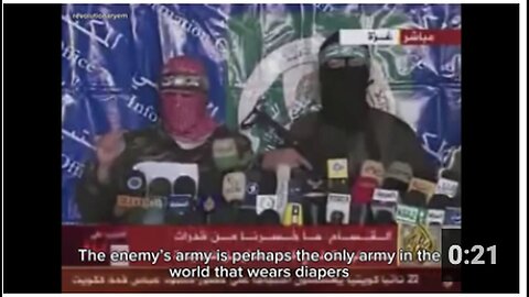 "Abu Obeida Claims IOF is Only Army Globally to Wear Diapers, Specifically Pampers"