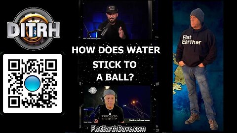 How does water stick to a ball? - FLAT EARTH DAVE OFFERS $100,000 - Ryan Matta [Sep 18, 2023]