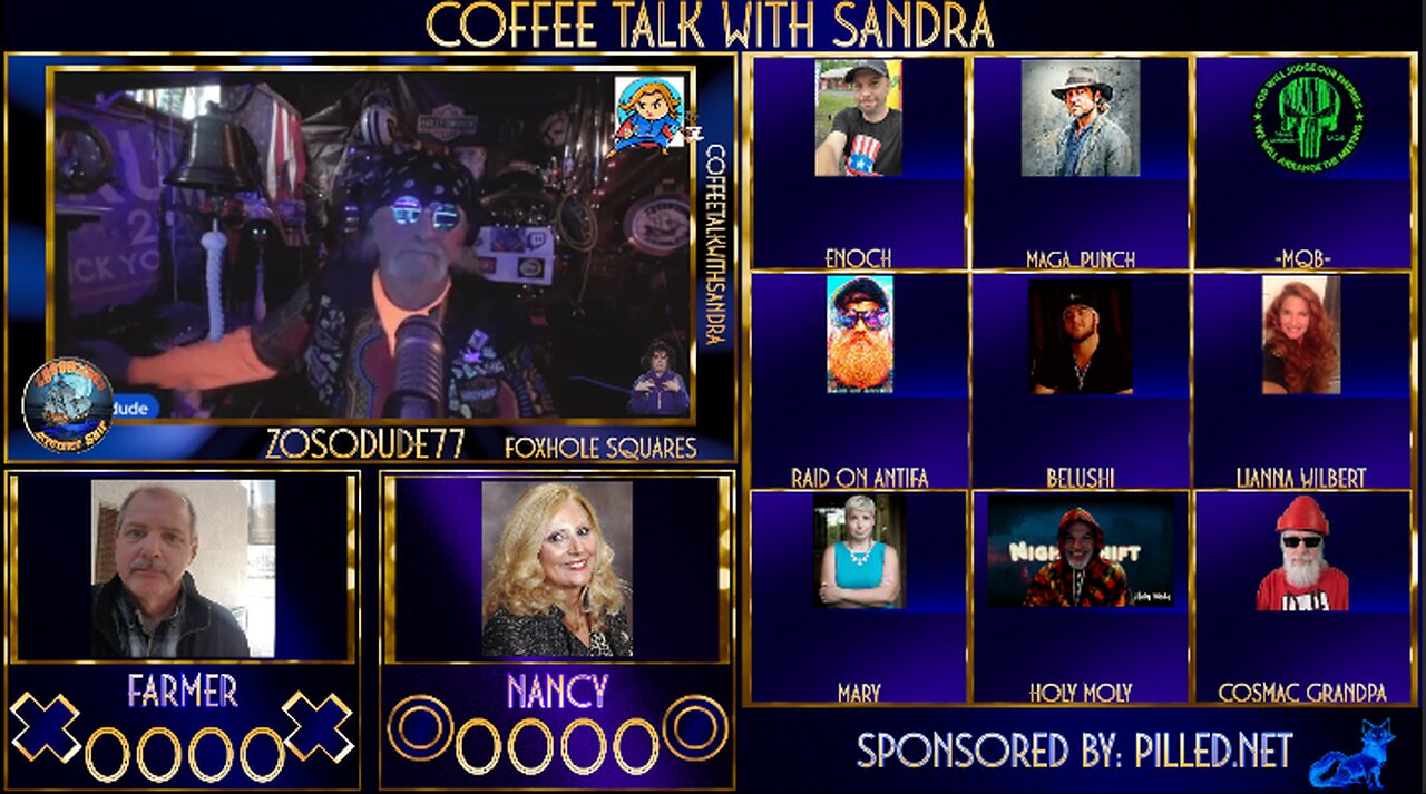 Episode 21 | Foxhole Squares | Sandra, Zosodude77, & Belushi 10:00pm Est