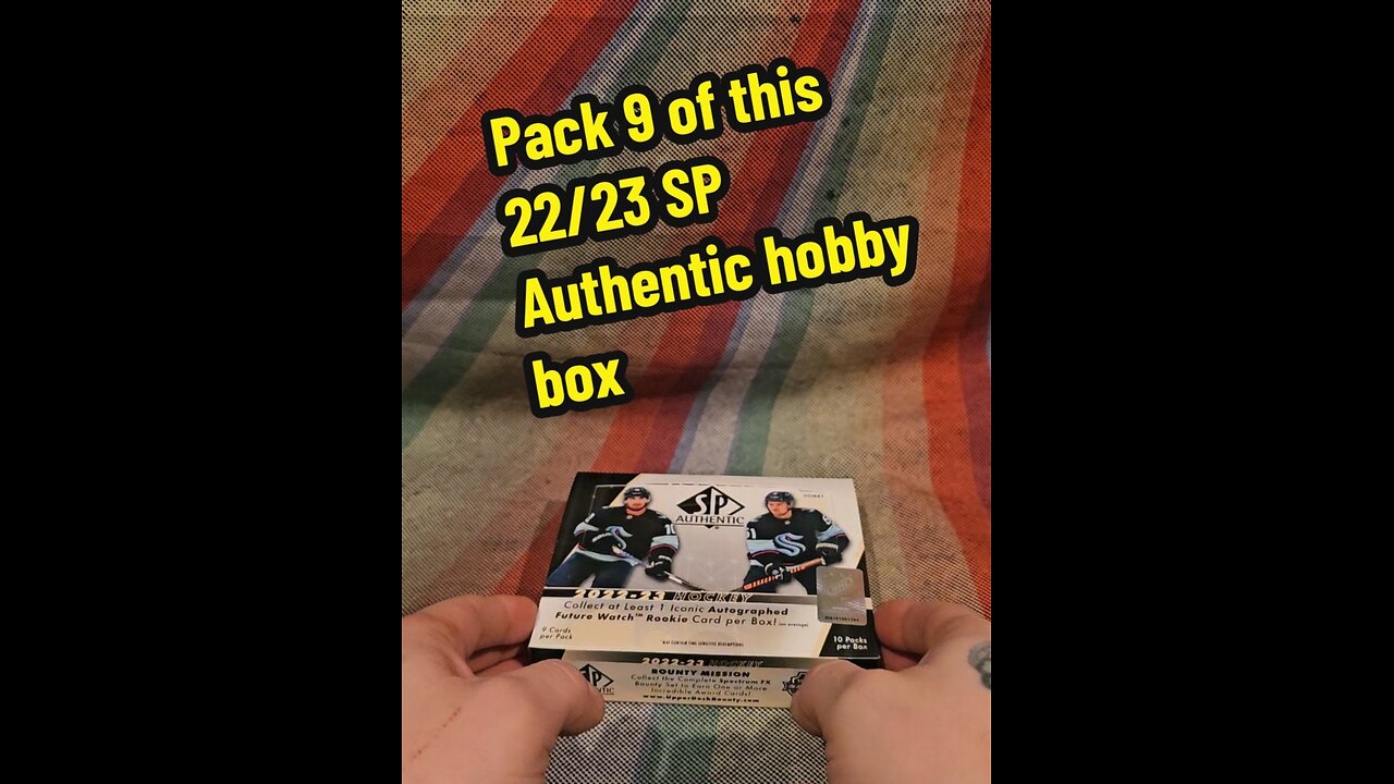 Pack 9 of this 22/23 SP Authentic hobby box