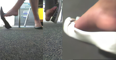 Candid Student Feet and Shoeplay (Recovered Compilation)