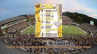 Taylor is still working to rebuild the Western Michigan Broncos to a winning team