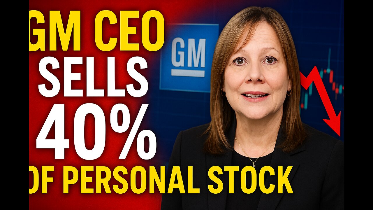 GM CEO Mary Barra Sells 40% of Personal Stock | Shocking Move Explained