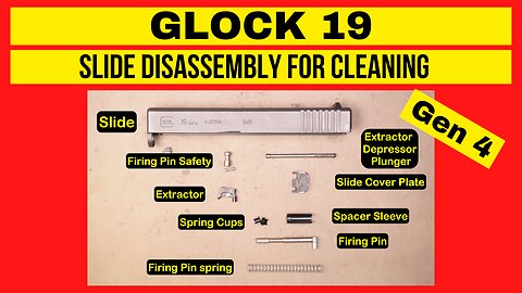 Glock 19 Slide Disassembly for Cleaning Made Super Easy!