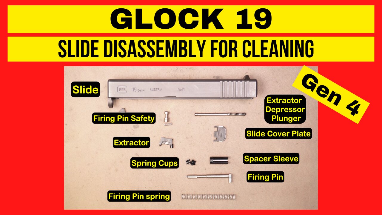 Glock 19 Slide Disassembly for Cleaning Made Super Easy!