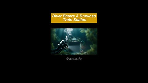 Scuba Diver Discovers Haunted Underwater Train Station Guarded by Bone Dragon