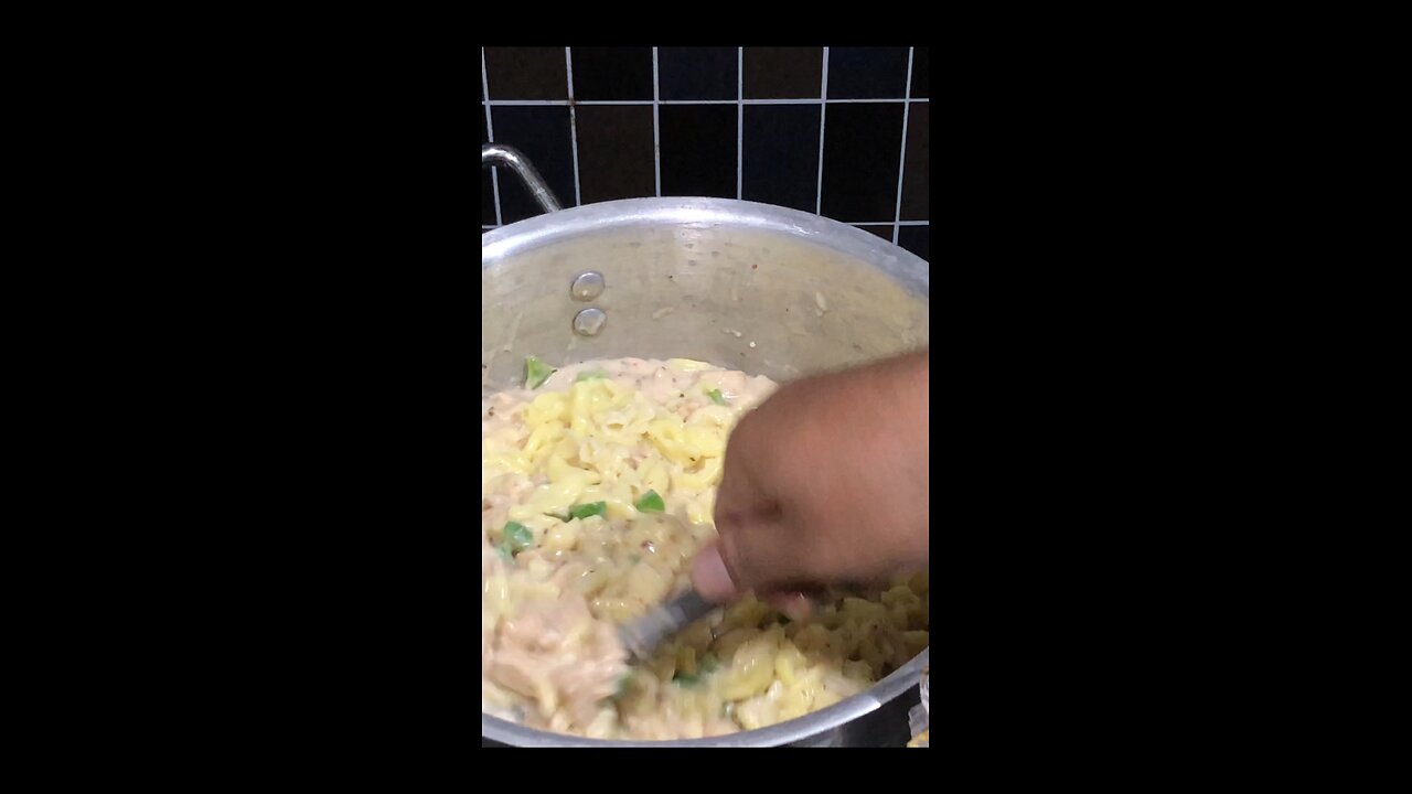White pasta