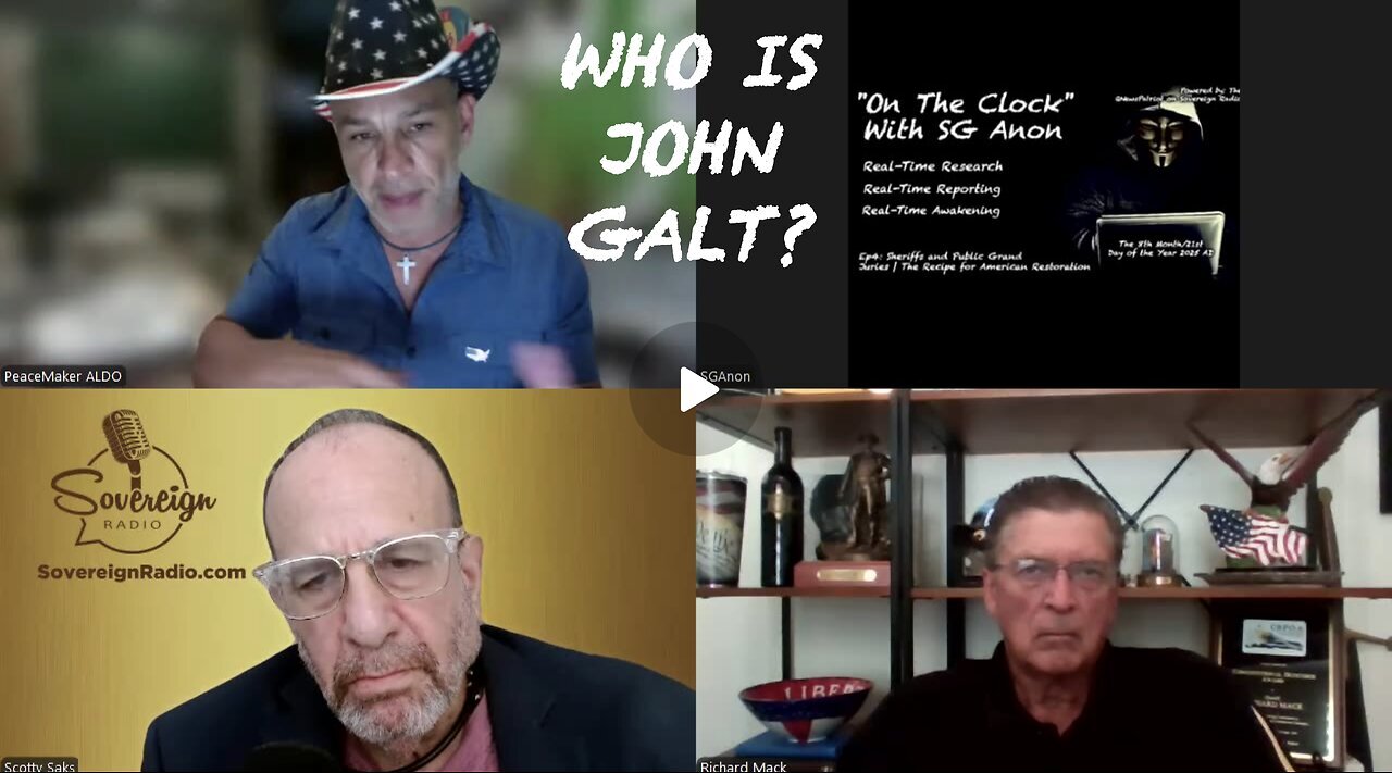 On-The-Clock W/ SGAnon. County Sheriffs & Public Grand Juries. Road 2 America's Restoration