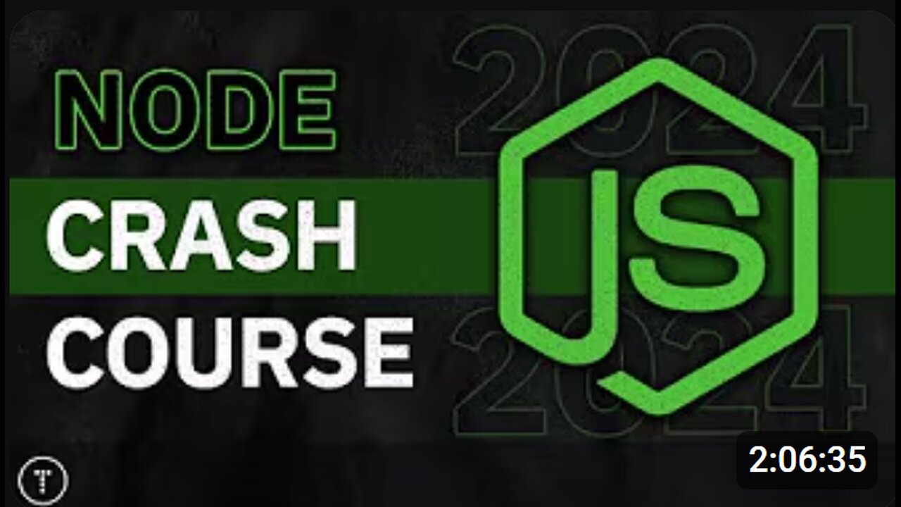 ⚡ Node.js Crash Course 💻🔥 | Build a Server Without Frameworks! 🚀🧠