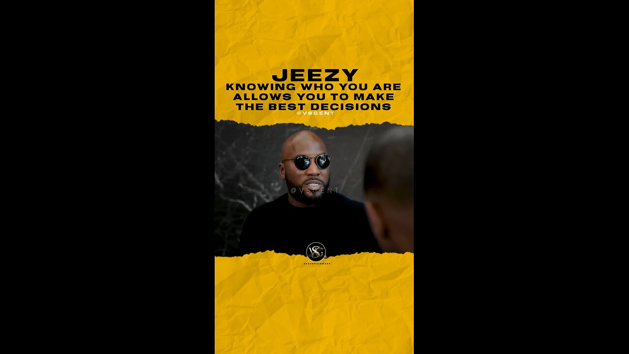 @jeezy Knowing who you are allows you to make the best decisions