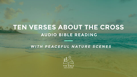 10 Powerful Bible Verses About the Cross | Audio Bible | The Bible and Nature