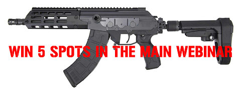 IWI Galil Ace Gen 2 MINI #4 FOR 5 SEATS IN THE MAIN WEBINAR