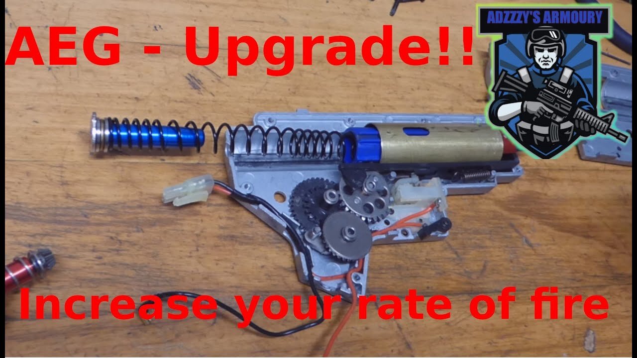 How to get faster rate of fire on your airsoft gun