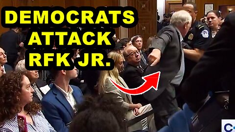 LEFTIST MOB STORMS RFK Jr. Hearing, Gets DRAGGED Out by Capitol Police!
